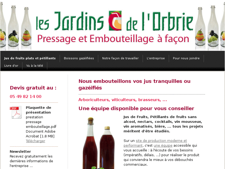 www.embouteillage-jus-de-fruits.com