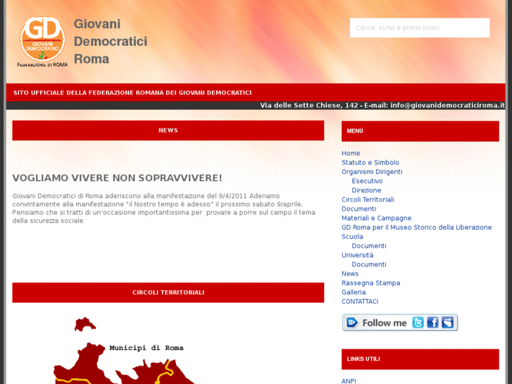 www.giovanidemocraticiroma.it