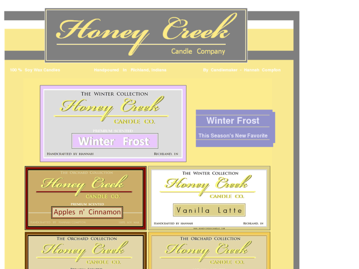 www.honeycreekcandle.com