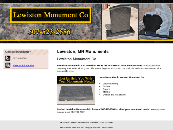 www.lewistonmonumentco.com