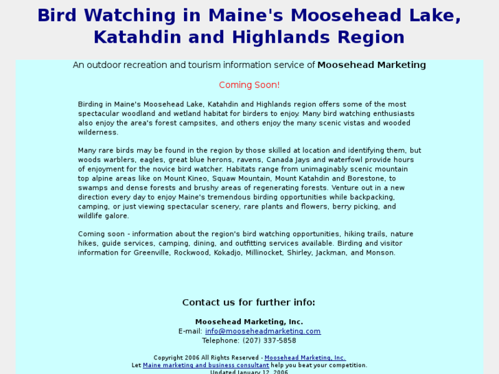 www.mooseheadbirding.com