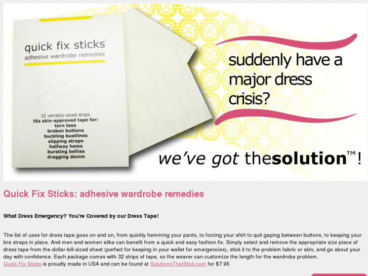 www.quickfixstix.com