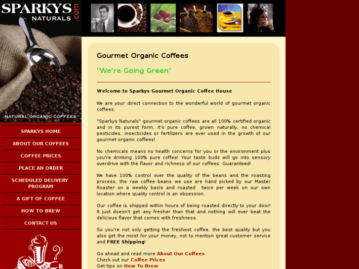 www.sparkyscoffees.com