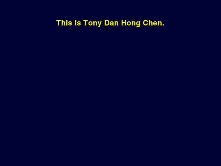 www.tonydhchen.com
