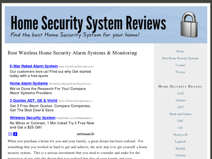 www.homesecuritysystemsrating.net