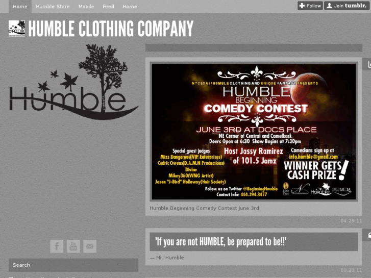 www.humbleclothingcompany.com