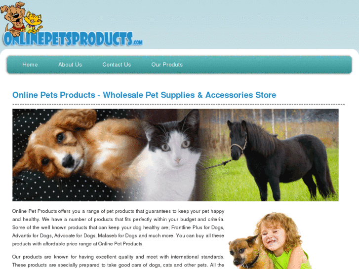 www.onlinepetsproducts.com