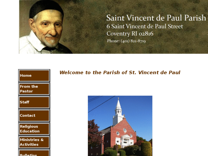 www.saintvincentdepaulparish.com