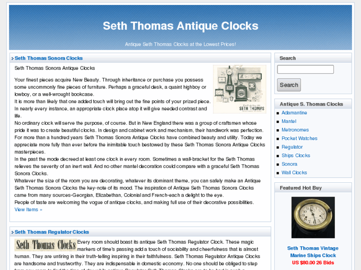 www.seththomasantiqueclocks.net