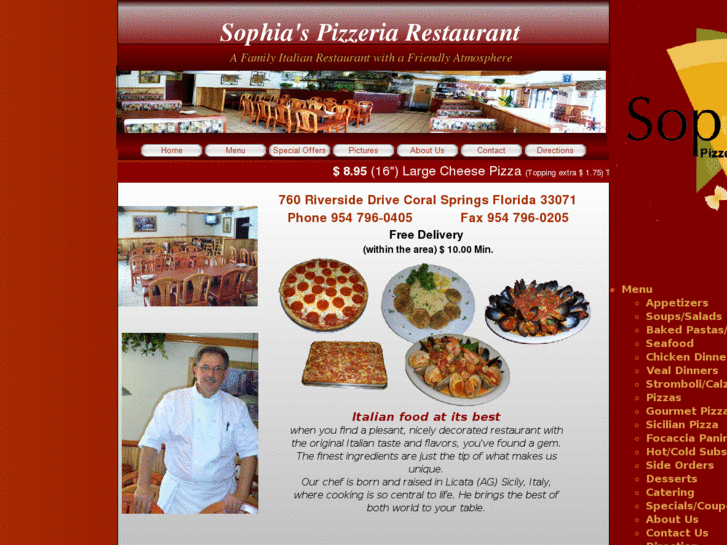 www.sophiapizzeriarestaurant.com