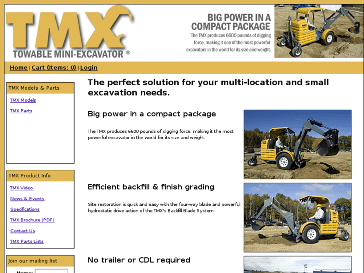 www.tmx-excavator.com