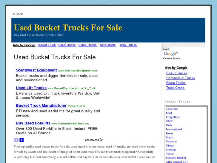 www.used-bucket-trucks-forsale.com