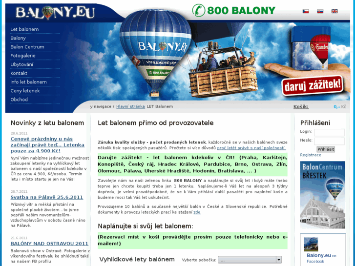 www.balony.eu