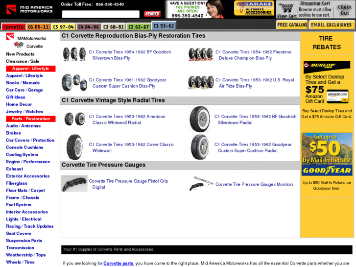 www.c1corvettetires.com