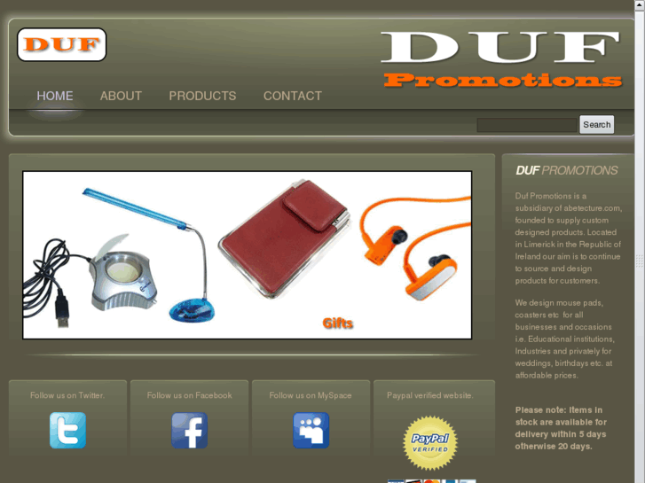 www.dufpromotions.com