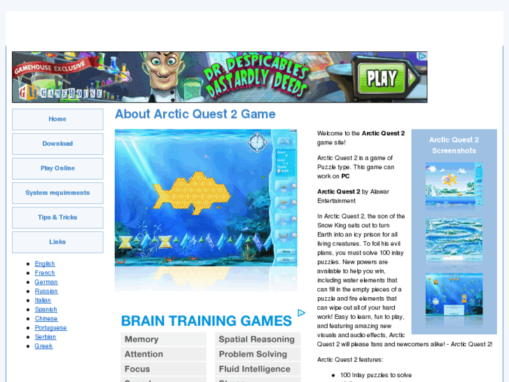 www.arcticquest2onlinegame.com