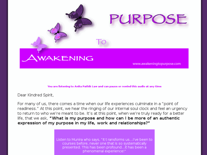 www.awakeningtopurpose.com