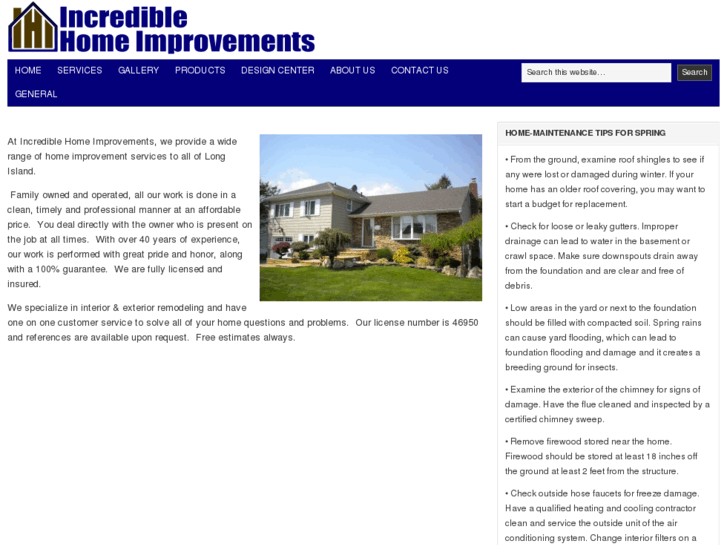 www.incrediblehomeimprovements.com