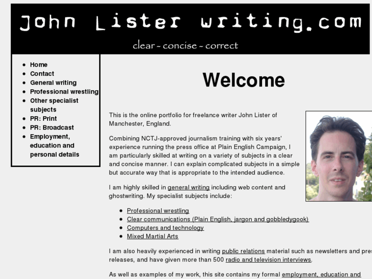 www.johnlisterwriting.com