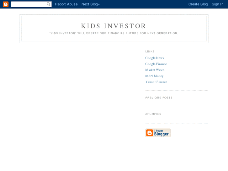 www.kidsinvestor.com