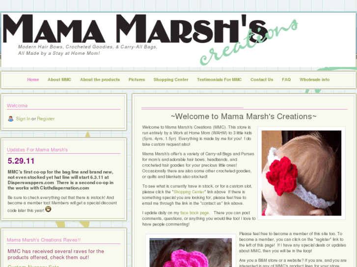 www.mamamarshscreations.com