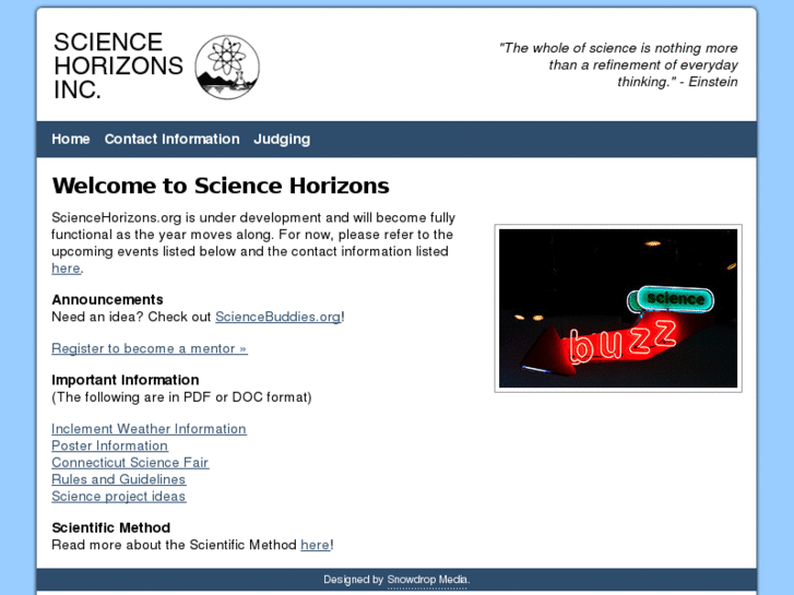 www.sciencehorizons.info