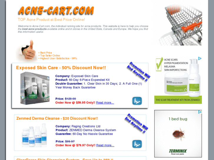 www.acne-cart.com