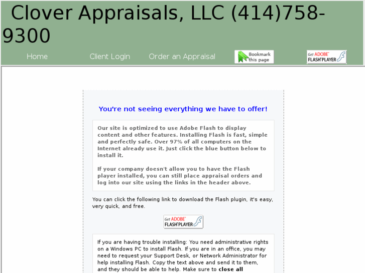 www.cloverappraisals.com