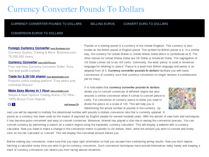 www.currencyconverterpoundstodollars.com