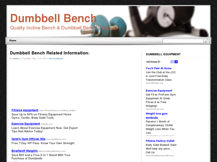 www.dumbbellbench.org