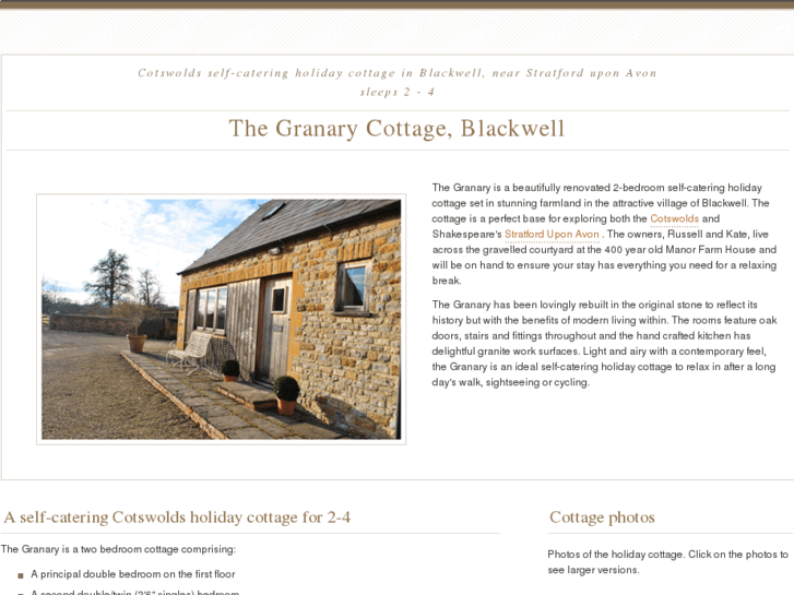 www.granarycottagecotswolds.co.uk