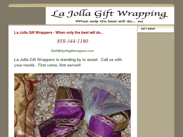 www.lajollagiftwrappers.com