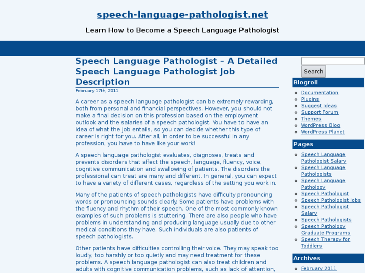 www.speech-language-pathologist.net