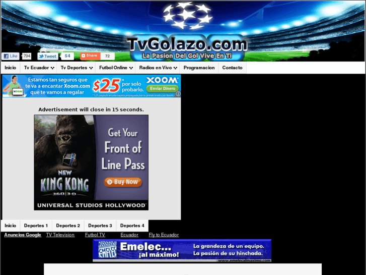 www.tvgolazo.com