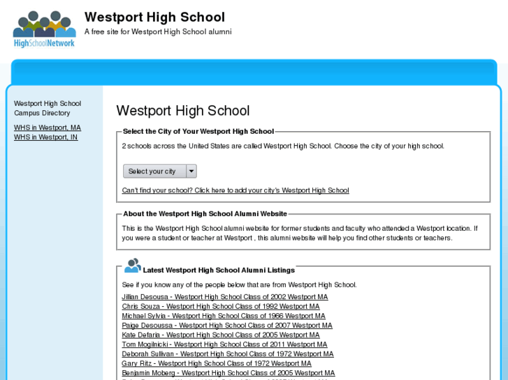 www.westporthighschool.net