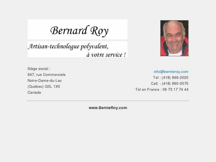 www.bernieroy.com