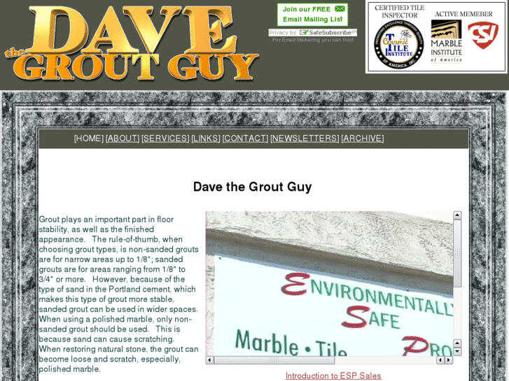 www.davethegroutguy.com