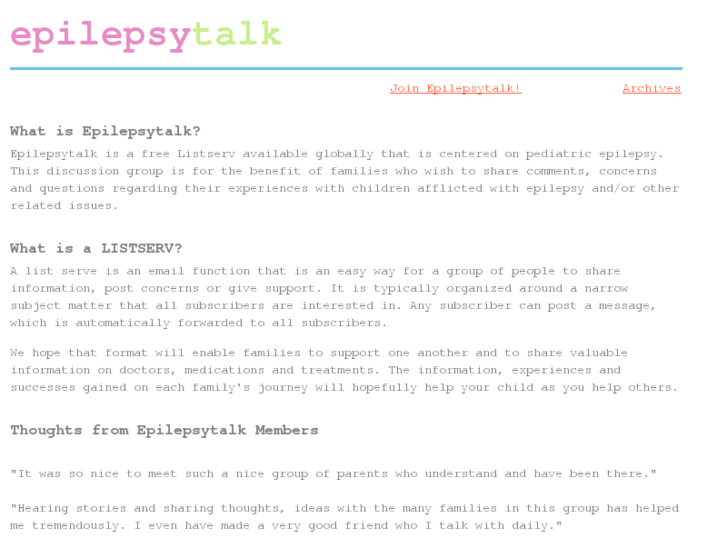 www.epilepsytalk.org