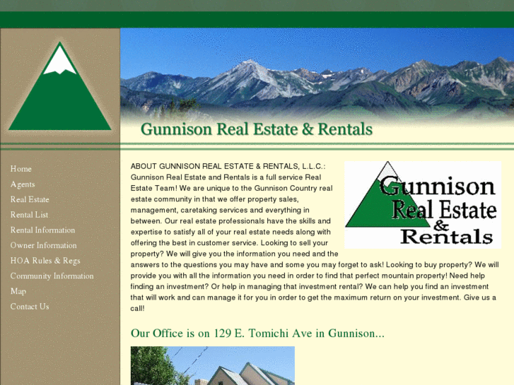 www.gunnisonrealestateandrentals.com