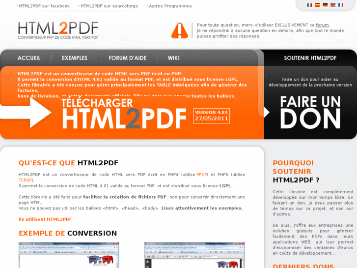 www.html2pdf.fr