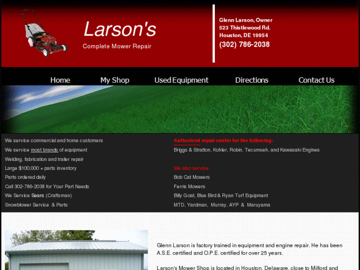 www.larsonsmowershop.com