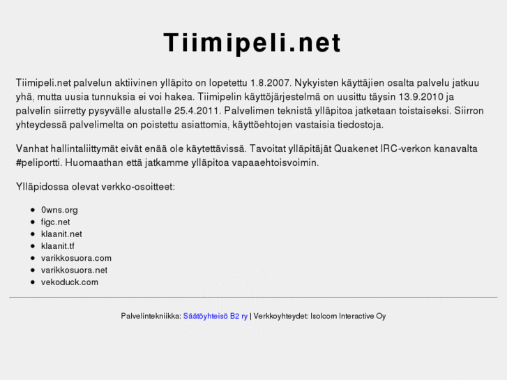 www.tiimipeli.net