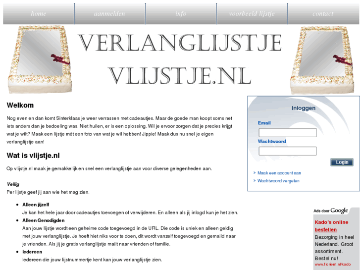 www.vlijstje.nl