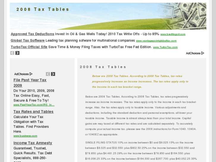 www.2008taxtables.com