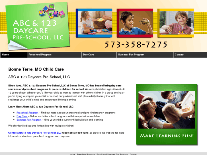 www.abc123daycarepreschool.com