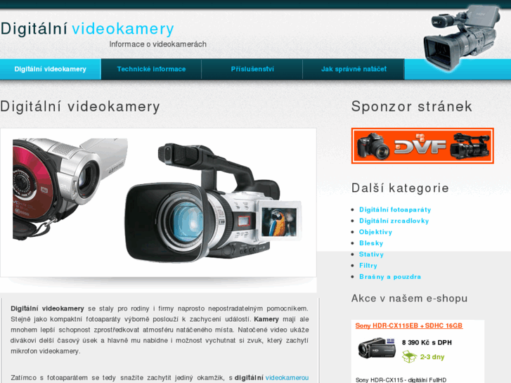 www.digitalnivideokamery.cz