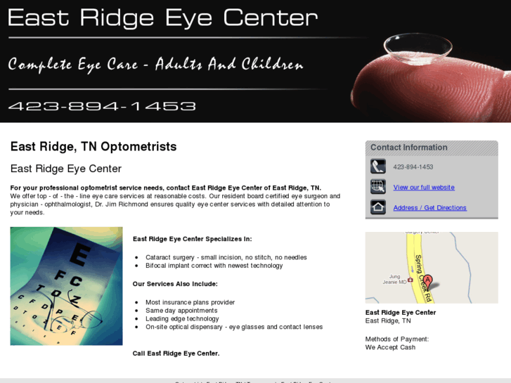 www.eastridgeeyecentertn.com