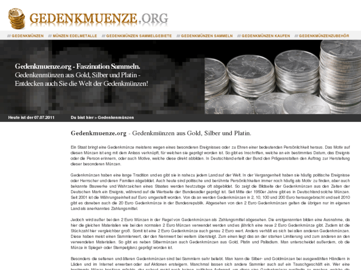 www.gedenkmuenze.org