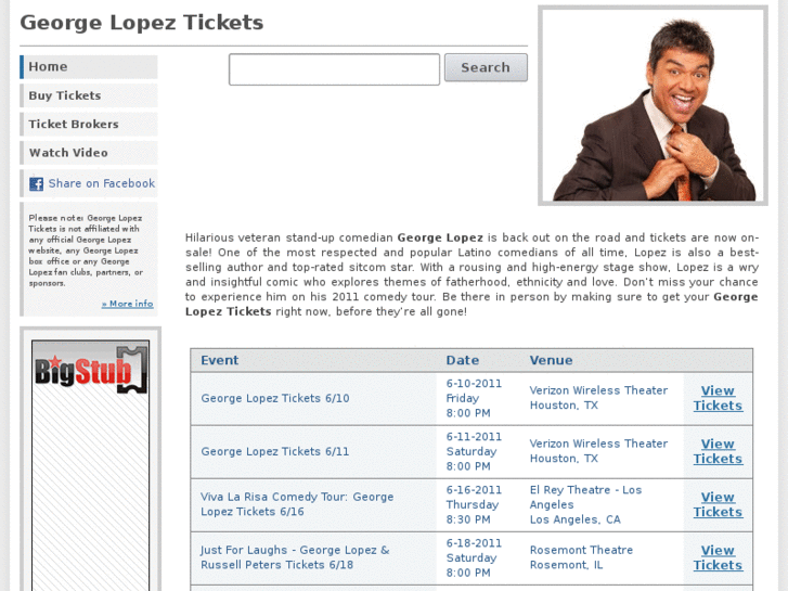 www.georgelopezticket.com