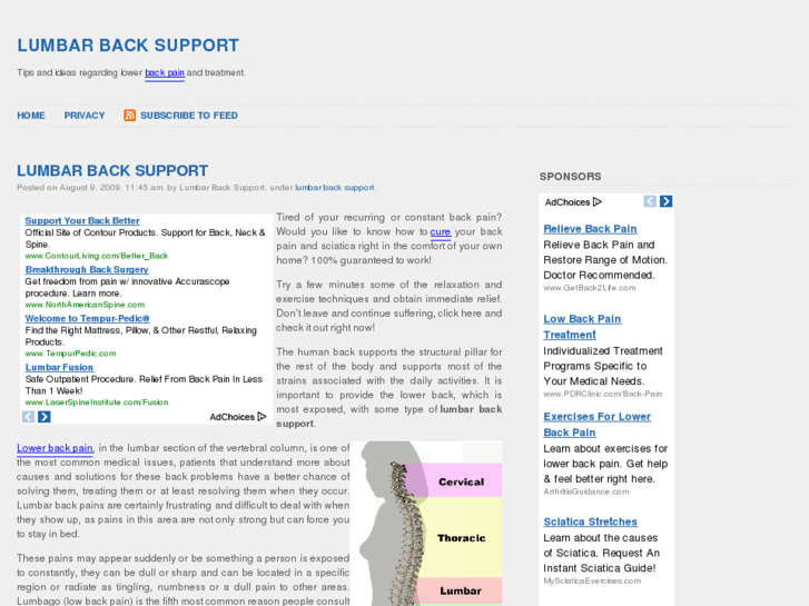 www.lumbarbacksupport.net